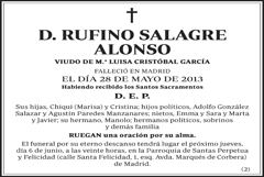 Rufino Salagre Alonso